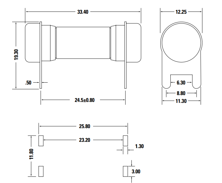 Littelfuse 10x32mm 500Vac Melamine Fuse